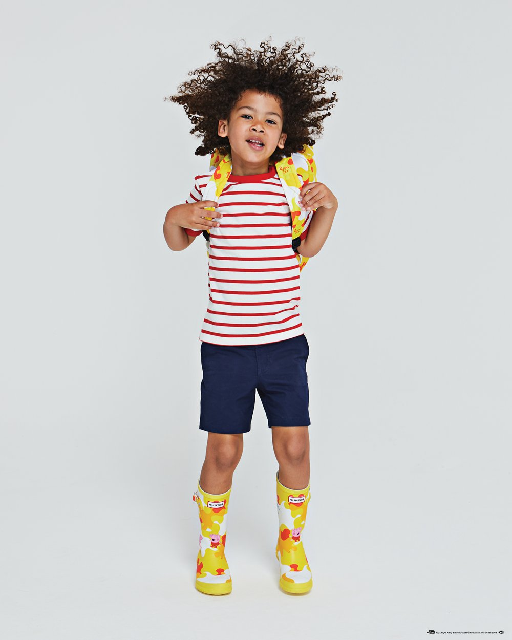 Kids Hunter Original Little Peppa Pig | Rain Boots Yellow | NZ-76520-EADU